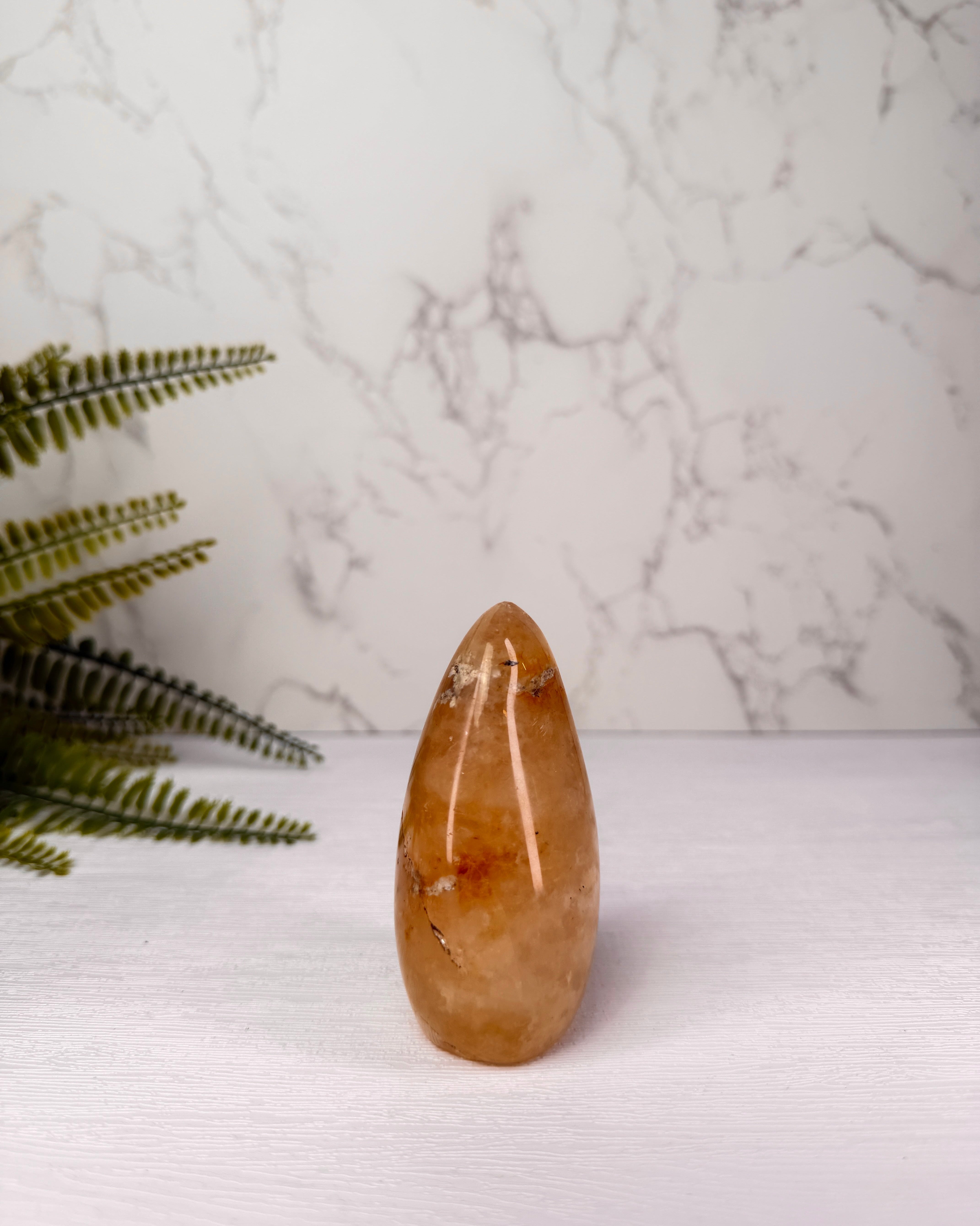 Limoniet kwarts sculptuur
