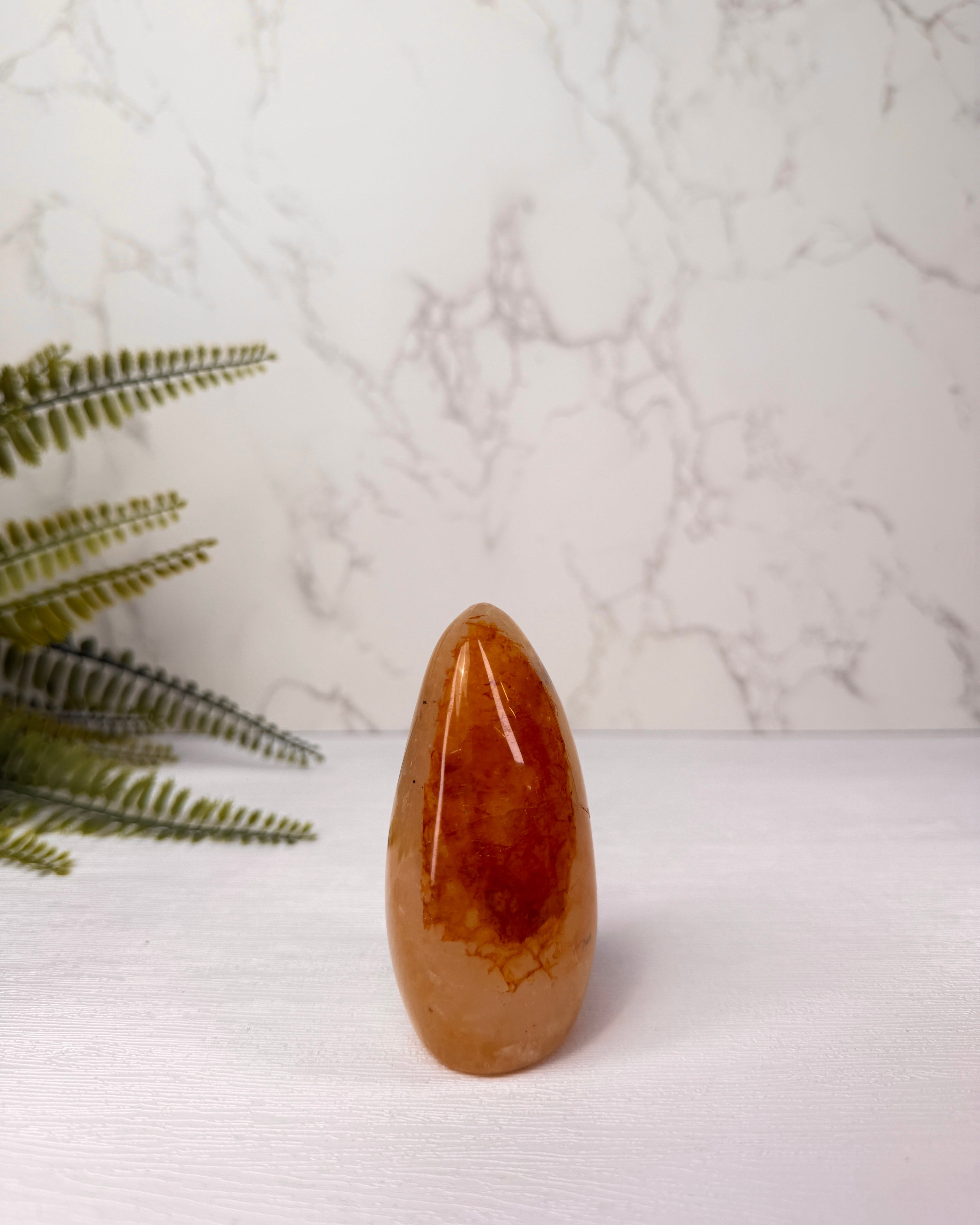 Limoniet kwarts sculptuur
