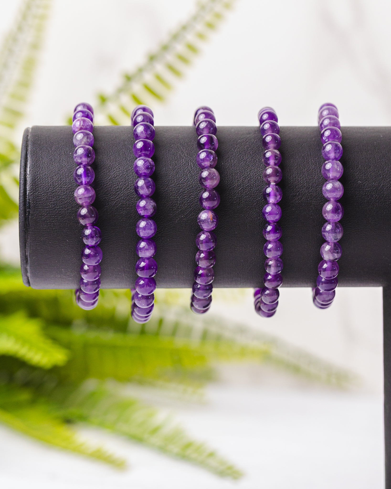 Div. soorten kogelarmbanden 6mm - 3e gratis