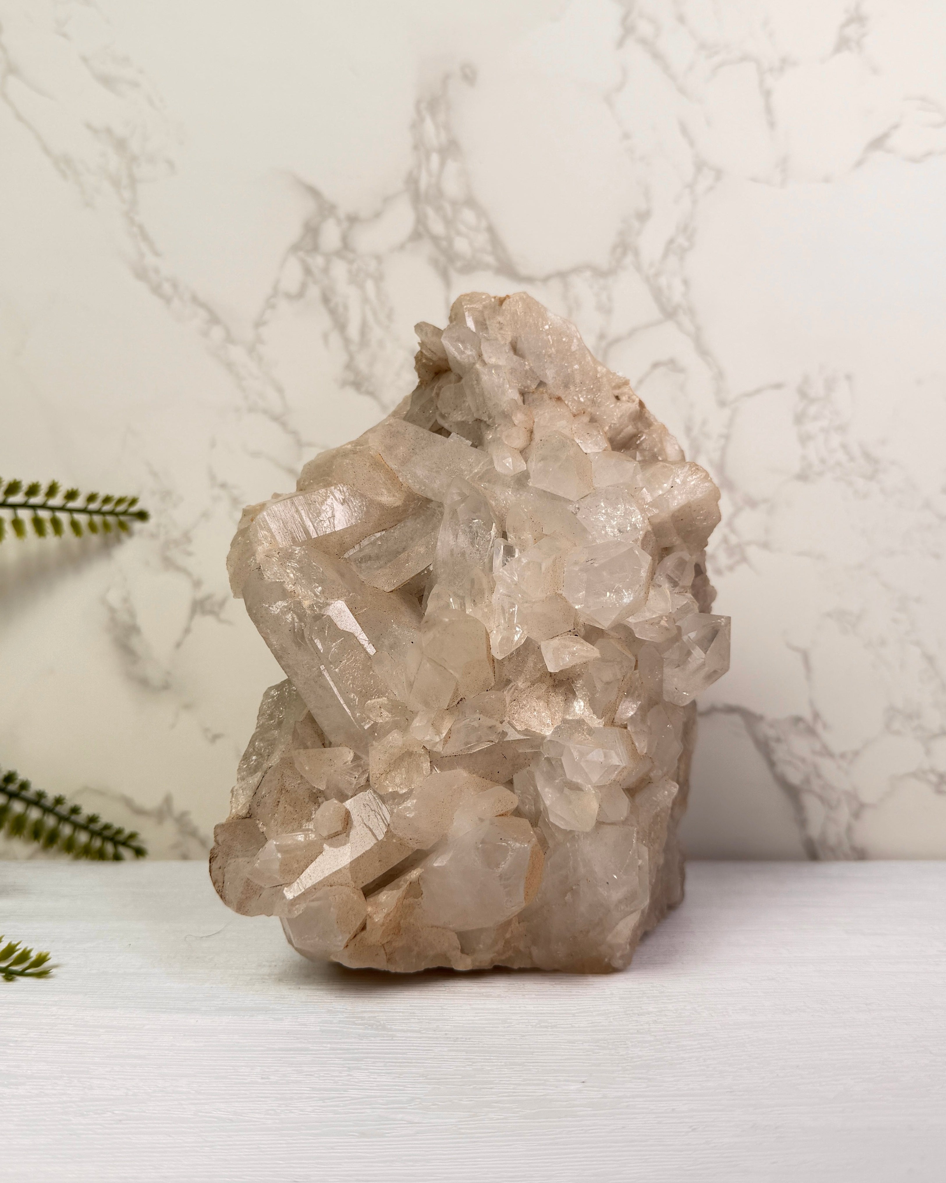 Bergkristal cluster