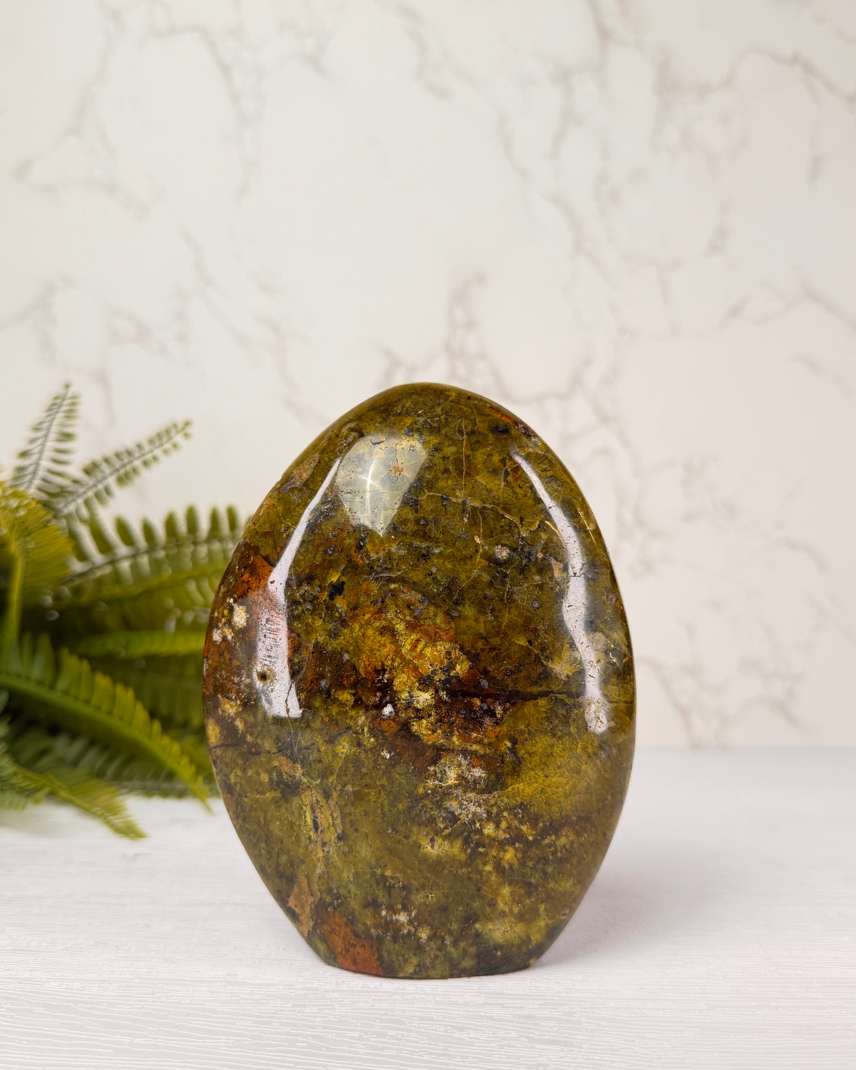 Groene Opaal sculptuur XL nummer 2