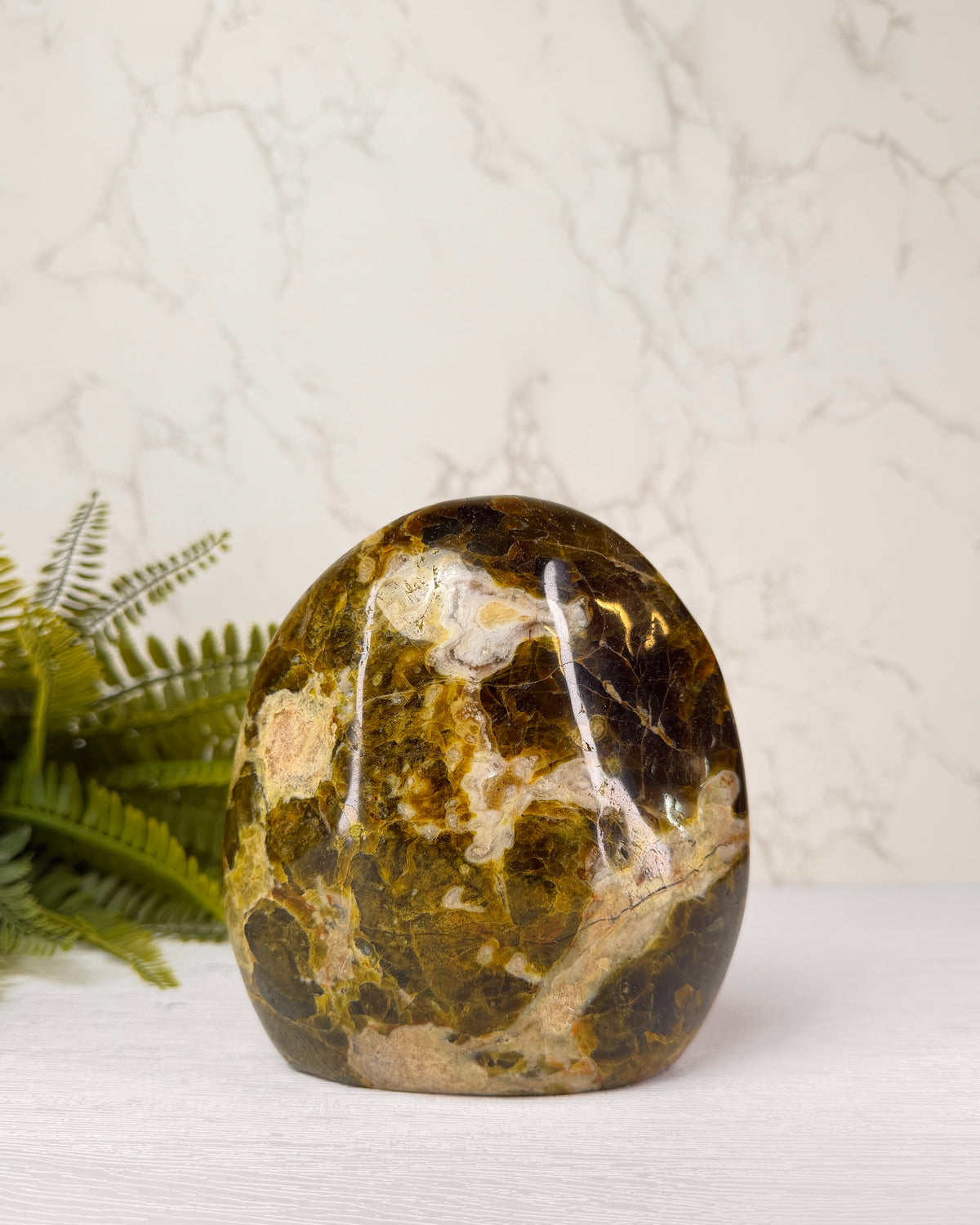 Groene Opaal sculptuur XL nummer 1
