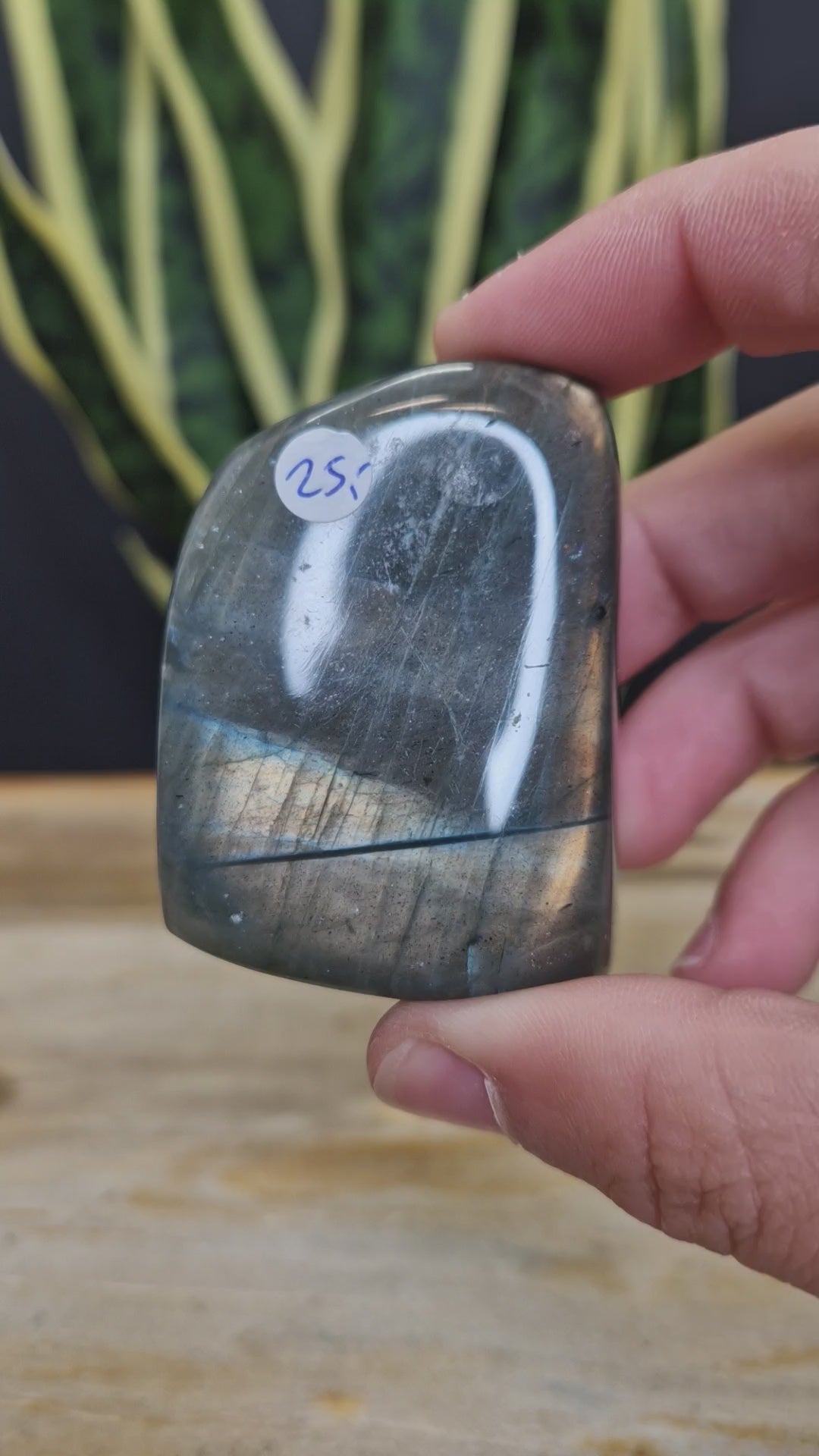 AA gouden labradoriet sculptuur