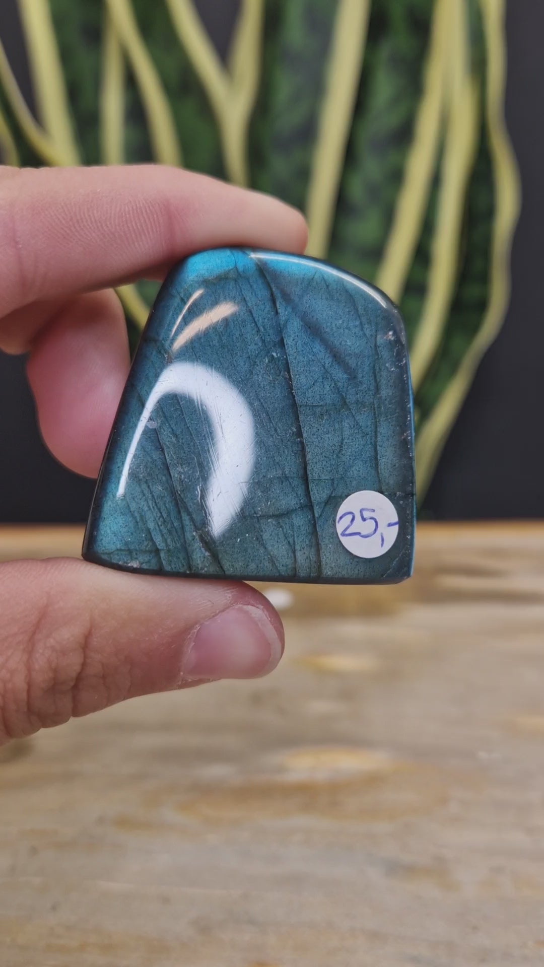 AA blauwe labradoriet sculptuur