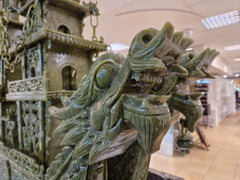 Groot handgemaakt serpentijn schip